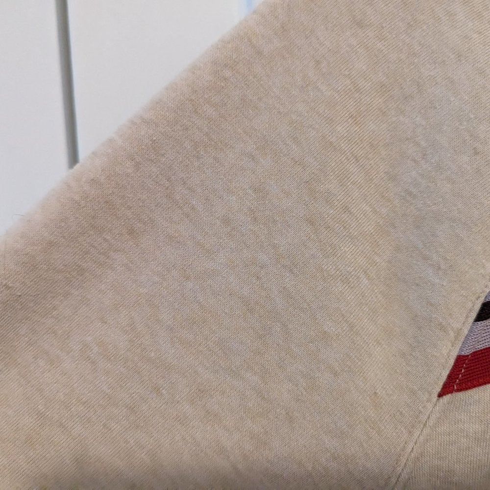 FP Movement by Free People Cream Zip-Up Jacket with Red and Pink Stripes - Picture 5 of 16